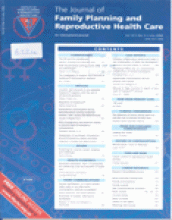 Journal of Family Planning and Reproductive Health Care: 34 (2)